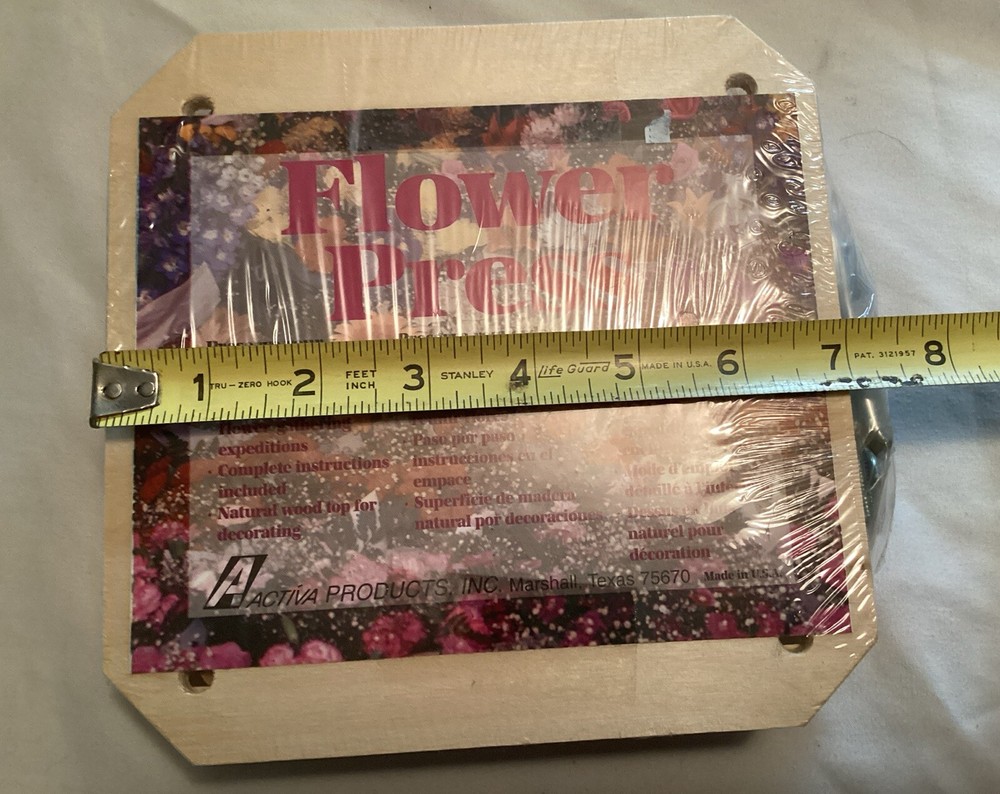 Flower Press 7x7