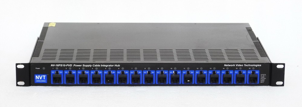 NETWORK VIDEO TECHNOLOGIES NV-16PS10-PVD POWER SUPPLY CABLE INTEGRATOR HUB