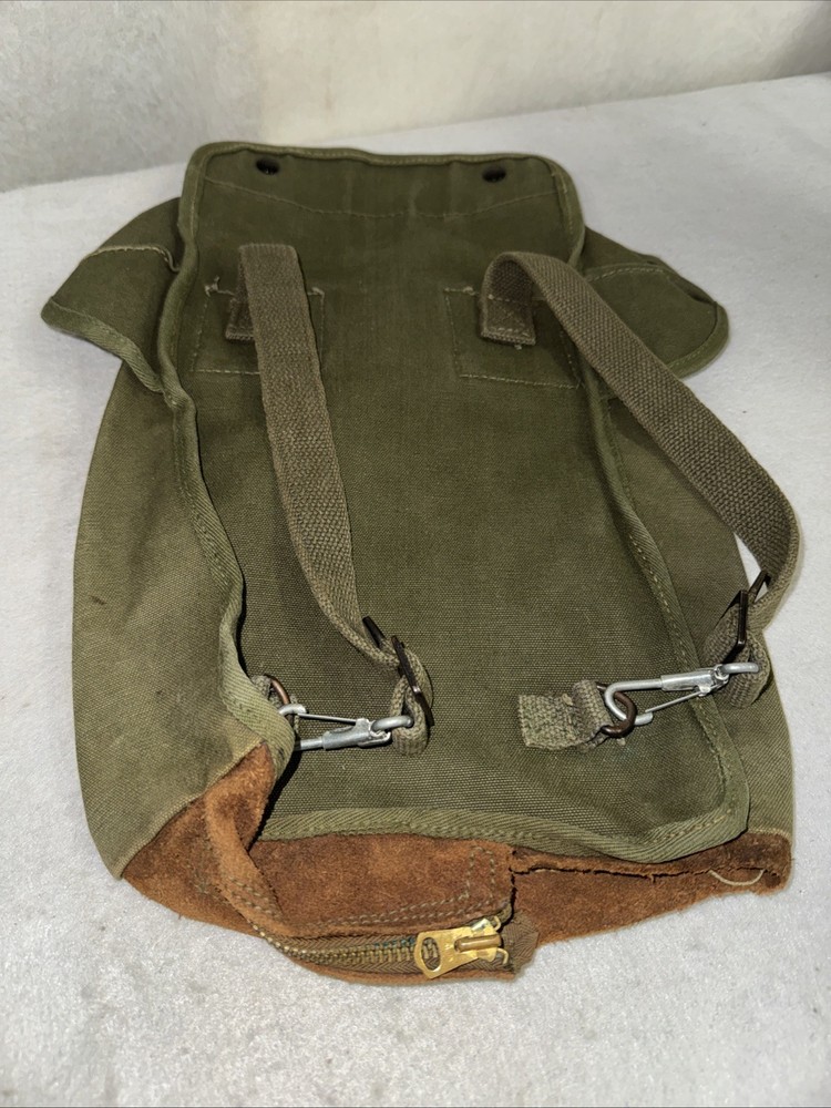 Vintage Canvas Military Bag