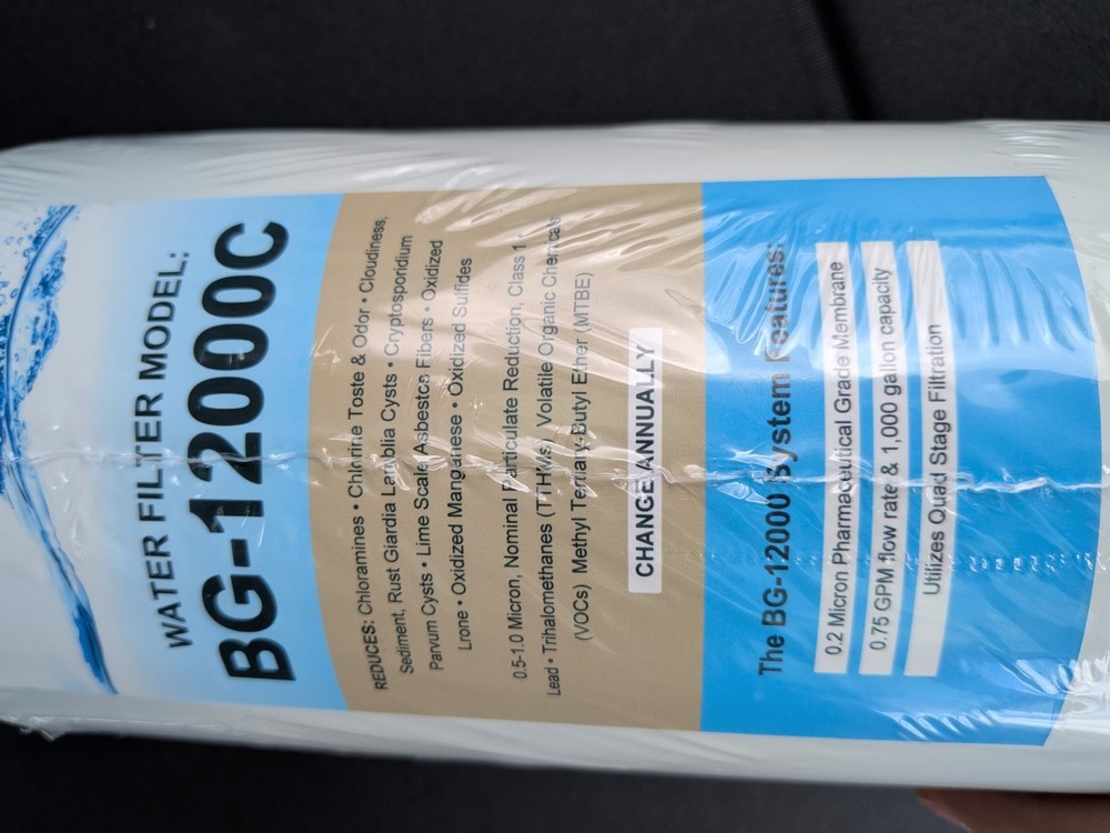 Body Glove BG-12000C Replacement Water Filter Cartridge