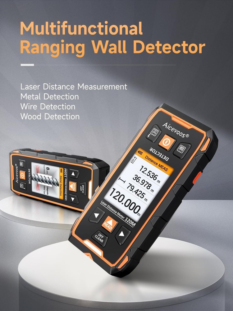 Stud Finder Wall Scanner - Stud Finder Tool HD LCD Display and w/Intelligent....