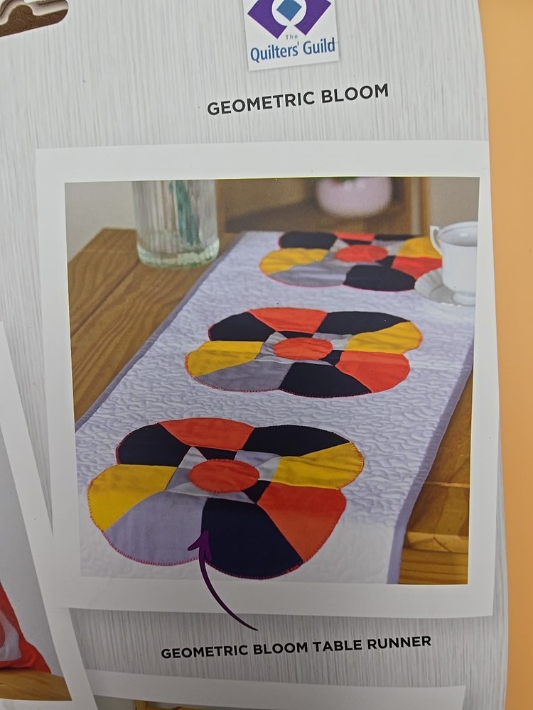 GEMINI Quilting Dies" Geometric Blooms" Pattern & instruct. kit Crafter's Com.