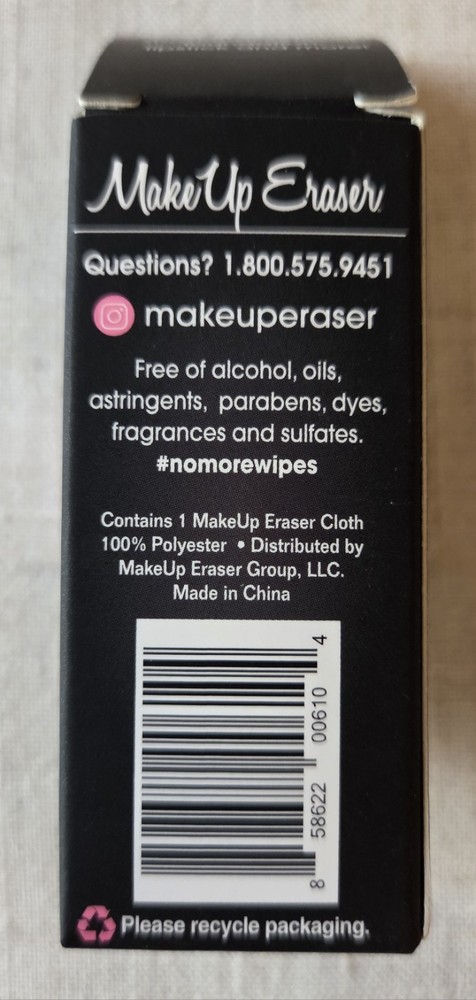 Original MakeUp Eraser Mini Chic Black Reusable Makeup Remover Cloth