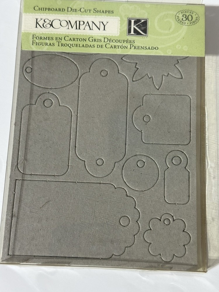 Chipboard cutouts various designs - see pictures