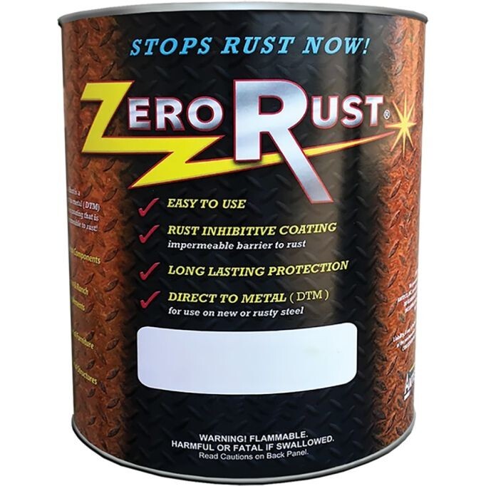 Zero Rust Inhibitive Coating Primer Gallon White AR-67GA-CA