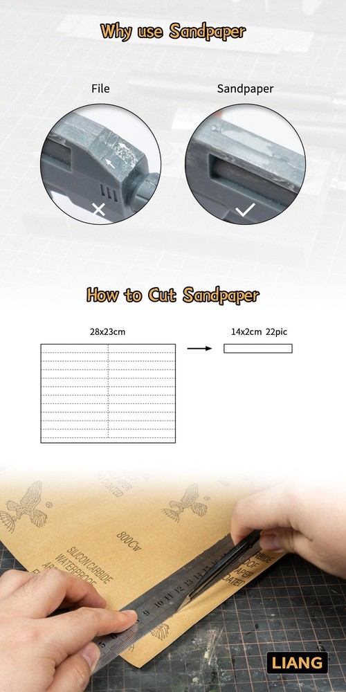 Liang Tools Sand Paper Holder B LIANG-0226a