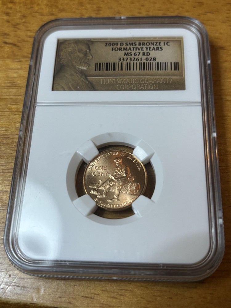 2009 D Lincoln Cent Formative Years NGC SMS Bronze MS67 RD Cent