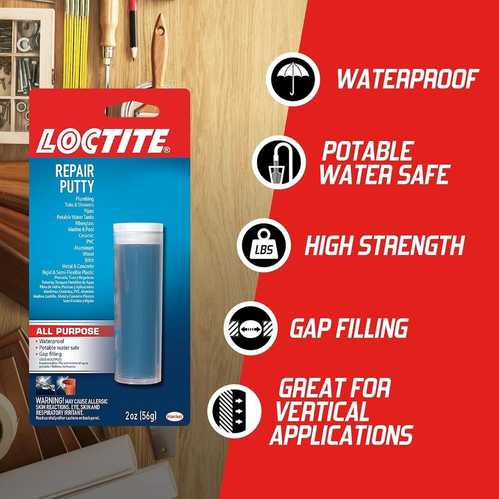 2 oz Epoxy Repair Putty Stick – Fast-Setting, Waterproof Bonding Solution