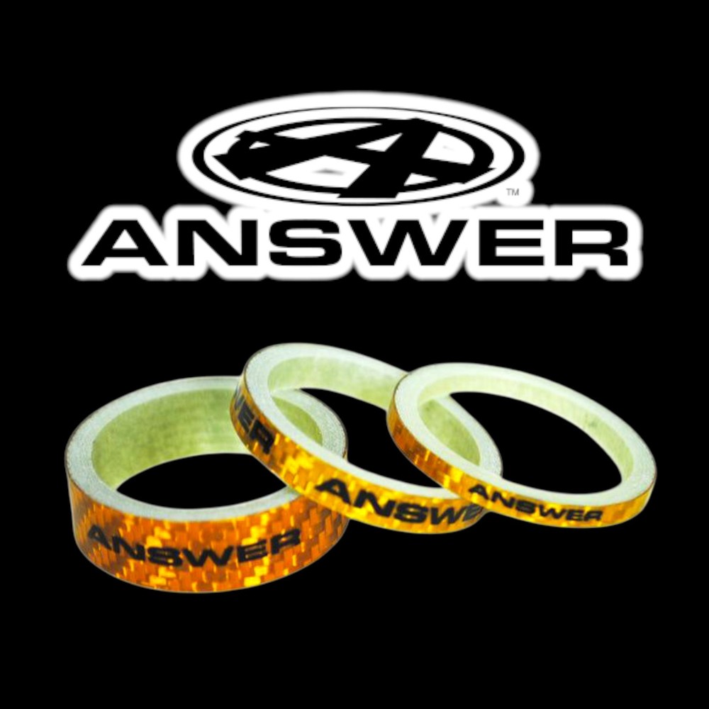 ANSWER BMX CARBON SPACERS 1" 1/8TH GOLD