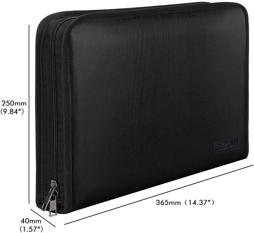 Expanding File Folder Important Document Organizer Fireproof Document Bag-A4