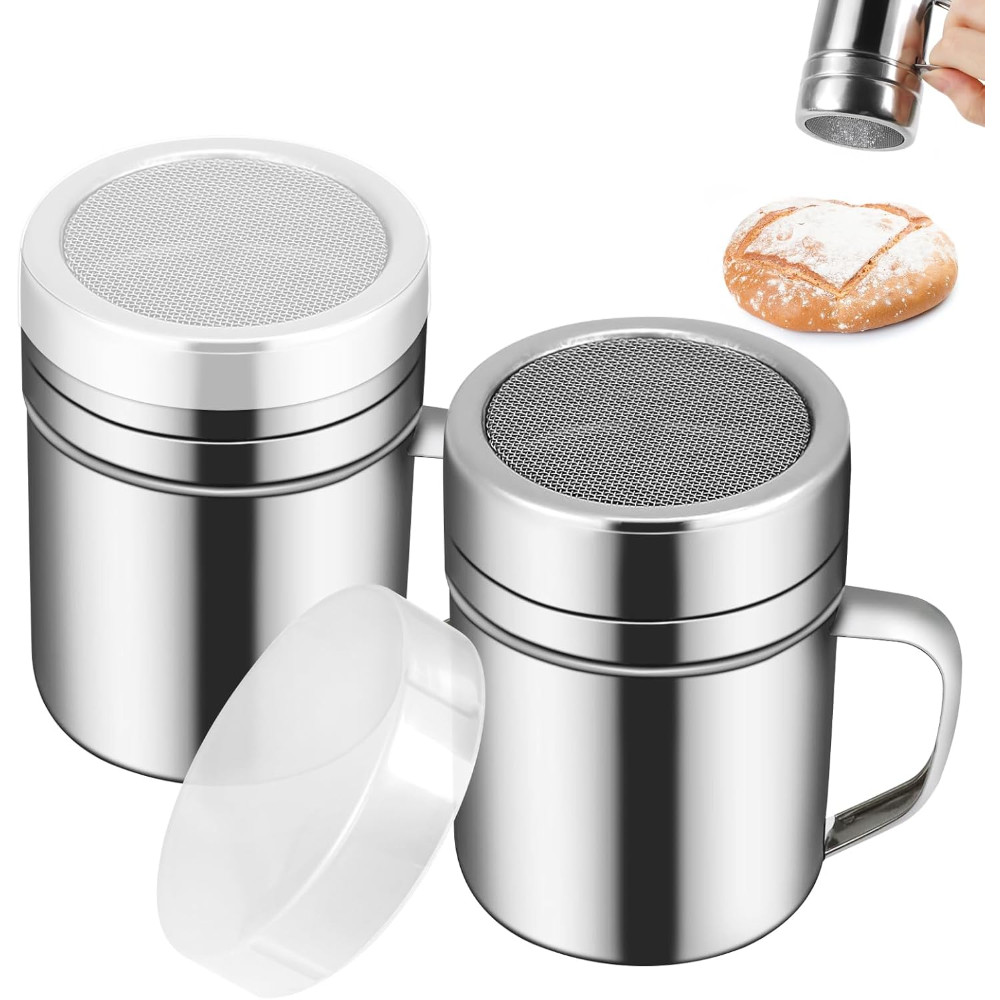 Cinnamon Powder Sugar Shaker Duster Dispenser