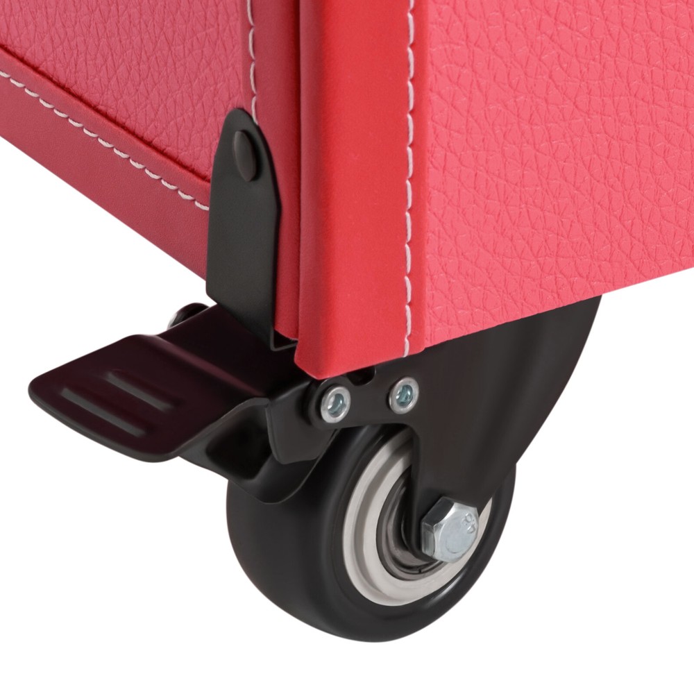 Cosmetic Storage Box & Lock Rolling Makeup Train Case, Makeup Organizer Suitcase