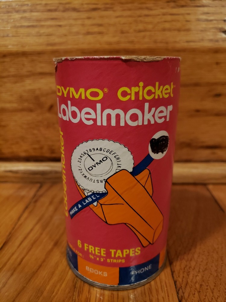 Vintage 1970 Dymo Cricket Labelmaker