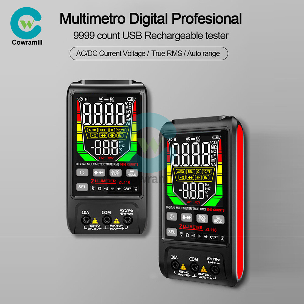 ZL116 Digital Multimeter Voltmeter AC DC Ammeter Ohmmeter Volt Meter Tester Ohm
