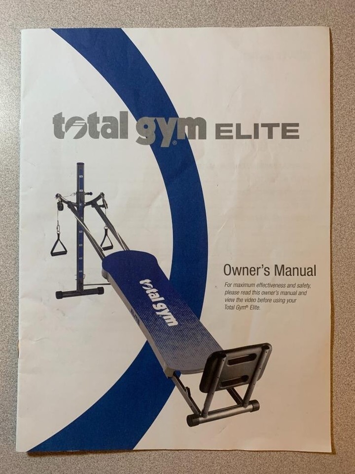 Total Gym Elite Manual