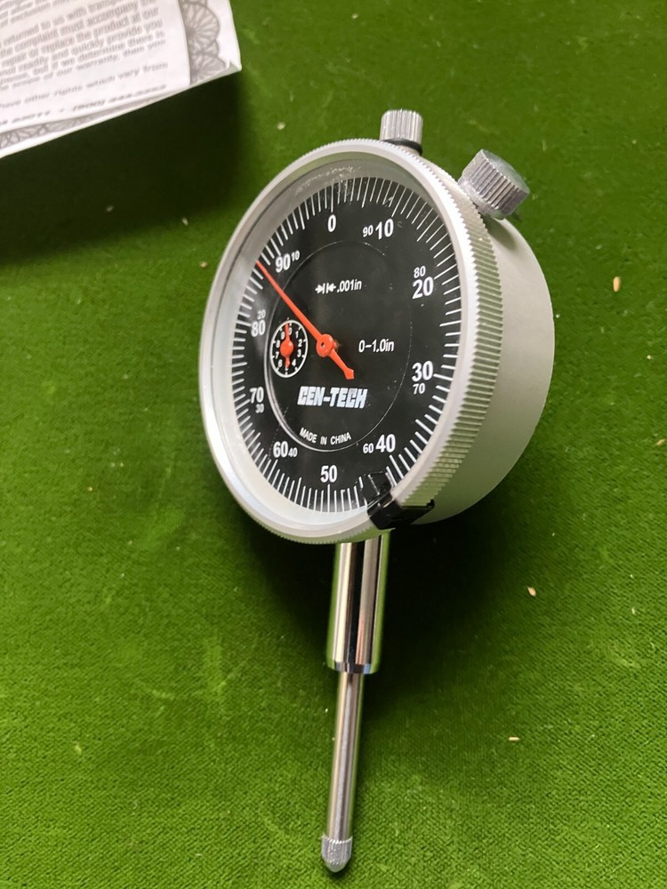 Cen-tech Dial Indicator, Graduation .001" Range 0-1" New - no box