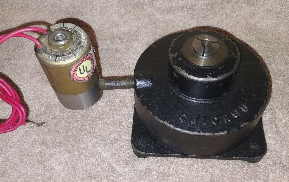 Mead Pneumatic Collet Closer Milling Grinding Cnc