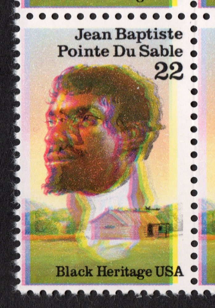 US # 2249 *MINT OG NH { DRAMATIC COLOR SHIFT ERROR VAR BLOCK } 22c JEAN BAPTISTE