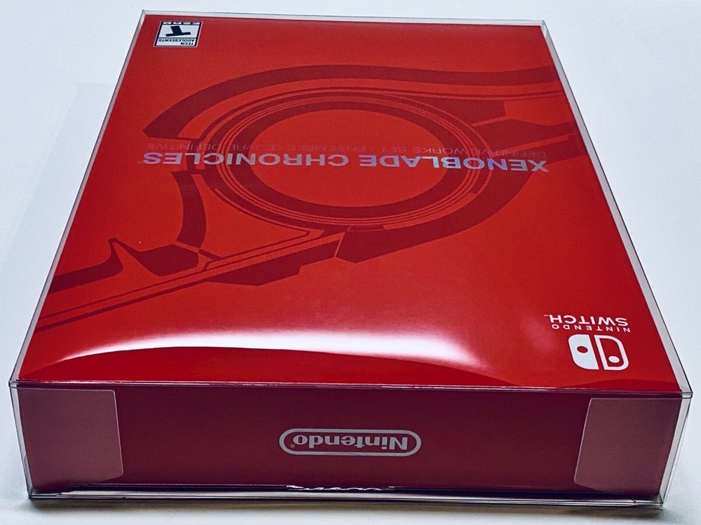 1 Box Protector XENOBLADE DEFINITIVE Special Edition Nintendo Switch Clear Case