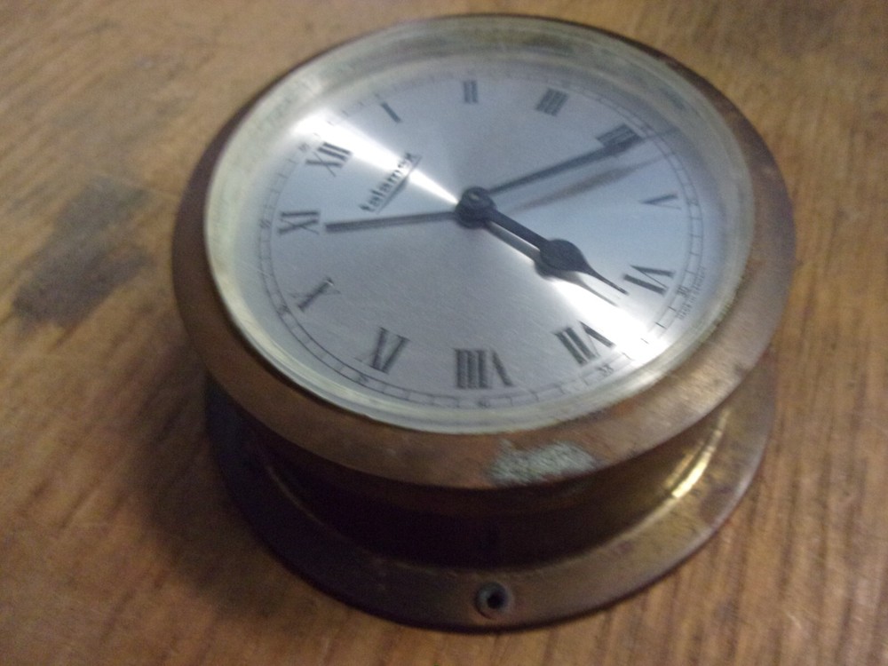 Original 1900's talamex Ship clock Germany