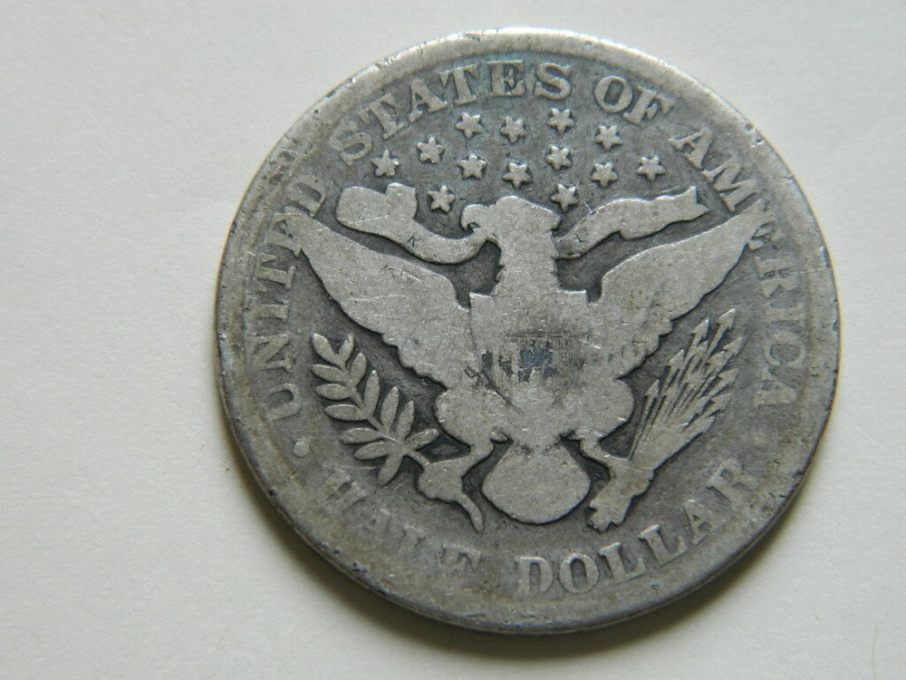 One Barber Silver Half Dollar (1899)