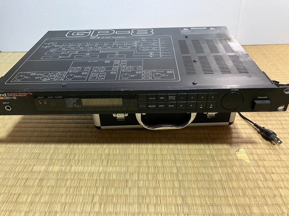 Roland GP-8 Guitar Effects Processor Multi Effector Rack Unit Used