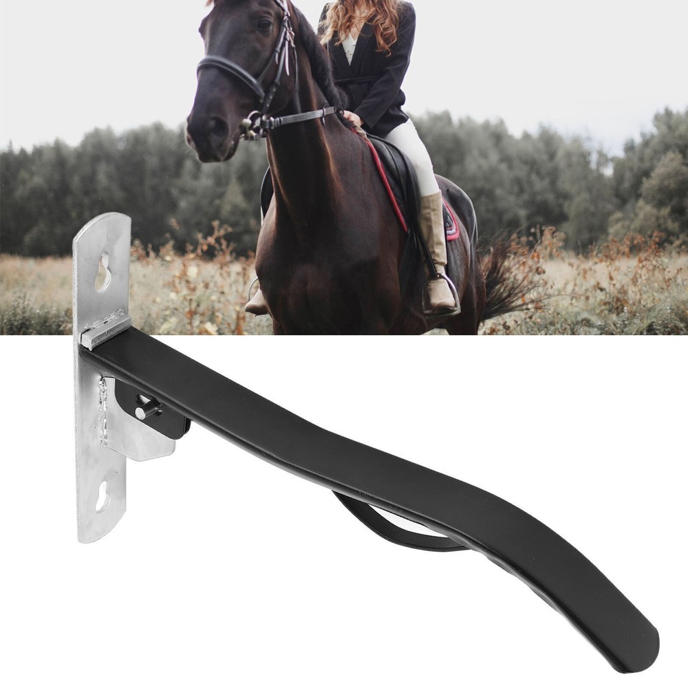 Saddle Rack Multifunctional Stable Durable Iron Portable Folding Horse