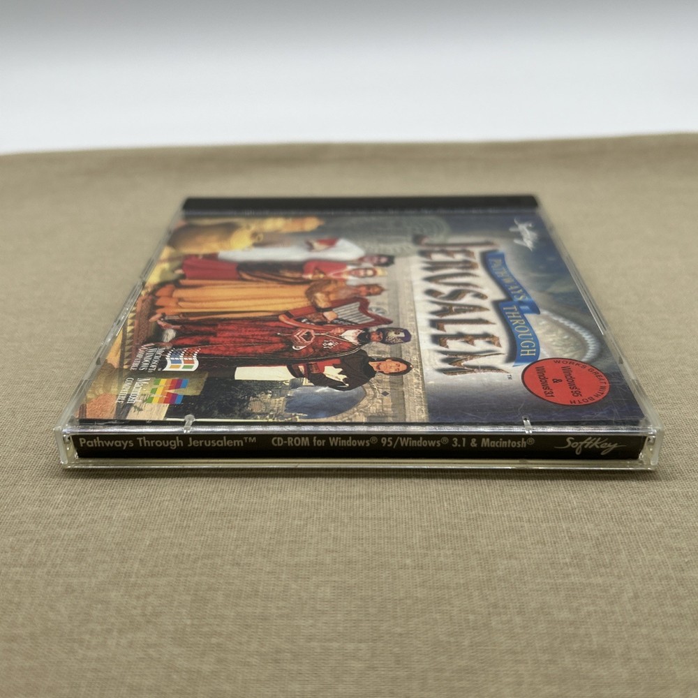 Pathways Through Jerusalem (PC 1995 CD-ROM 2-Disc) Softkey Win 95 Computer Game