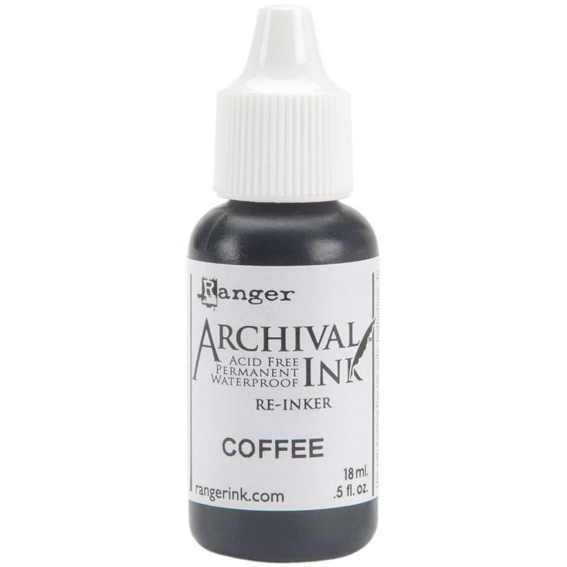 Archival Pad Re-Inker .5oz Coffee