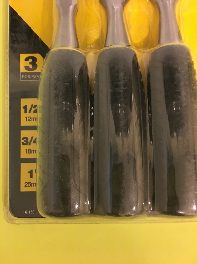 Stanley 3 Piece Chisel Set USA