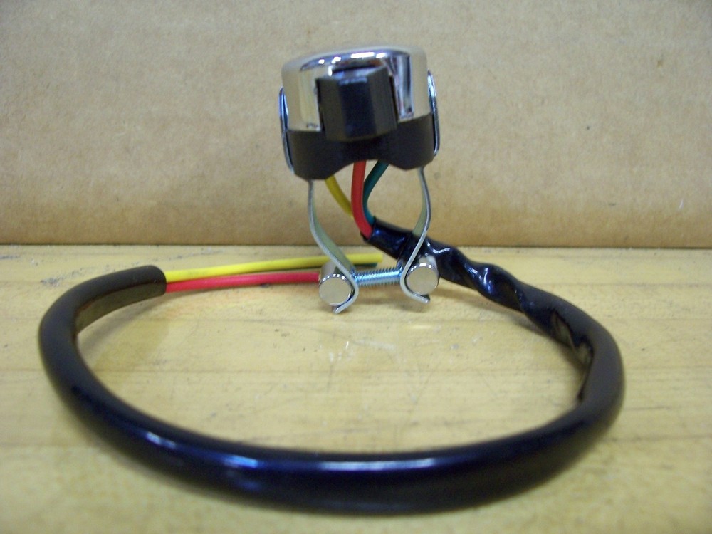 Bobber Chopper Scooter Motorcycle Headlight Light Turn Signal Switch
