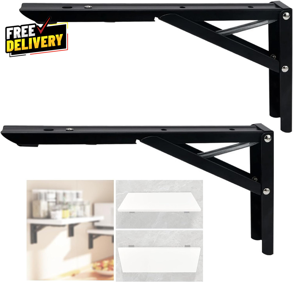 Wall Table Fold down Hinge 90 Degree Self-Locking Folding Hinge Save Space Drop