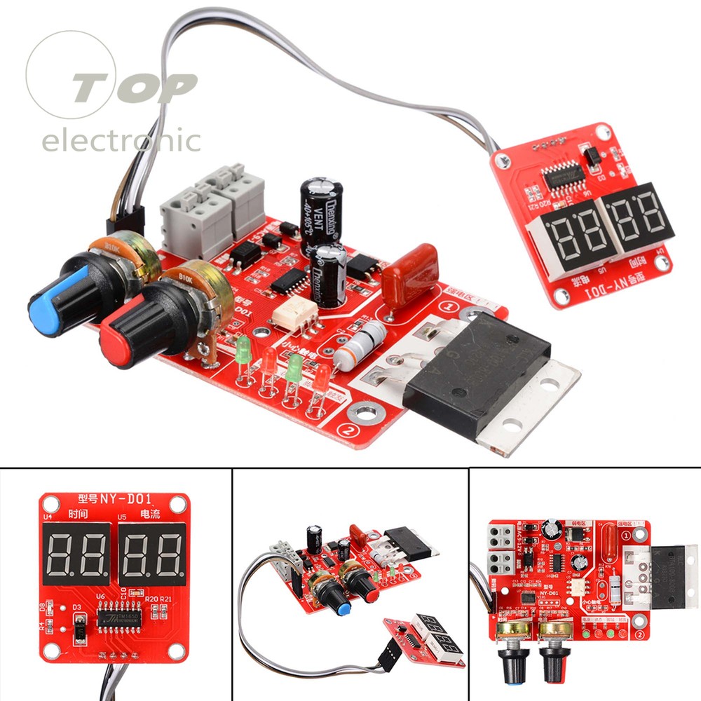 Spot Welders Control Board 100A Digital display Spot Welding Time Controller