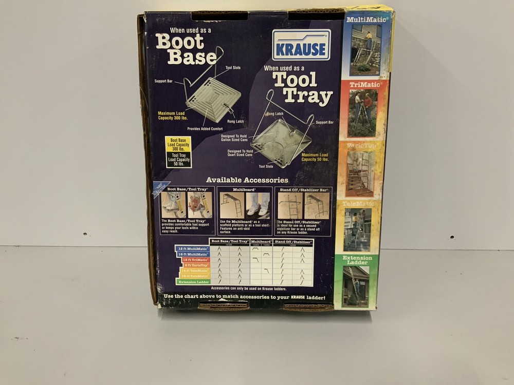 Ladder Boot Base /Tool Tray