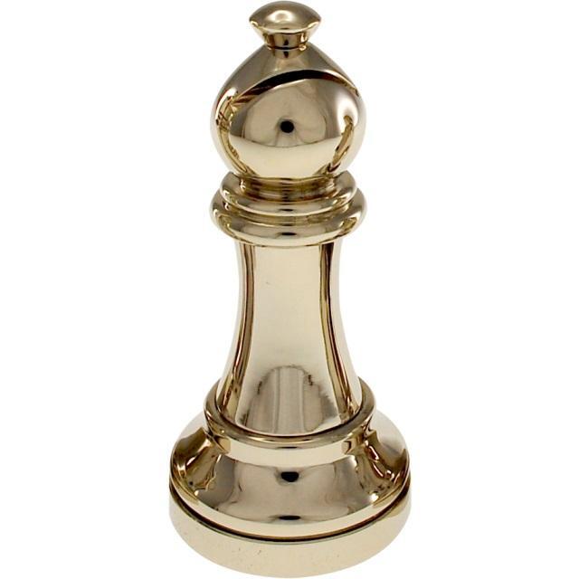 Cast Chess Bishop Silver - Hanayama Metal Puzzle