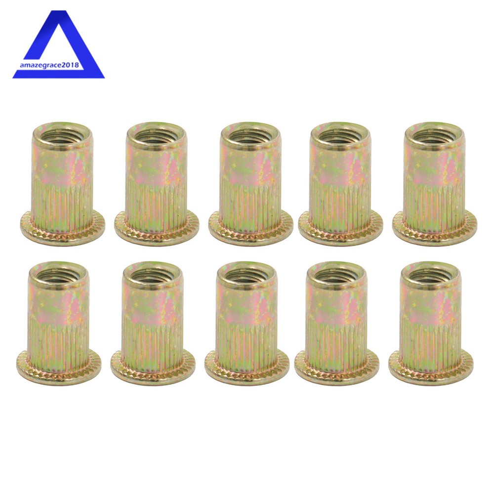 70 Pack Heavy-Duty Rivet Nut Tool Set - 14" with Extra Components With Case