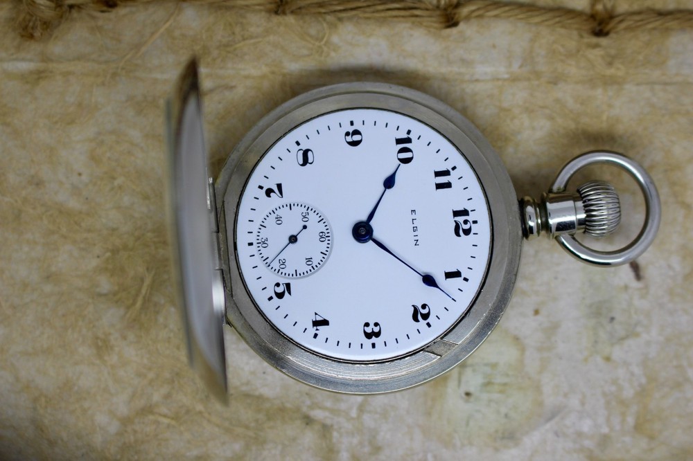 Serviced 1908 Elgin 18 Size Pocket Watch