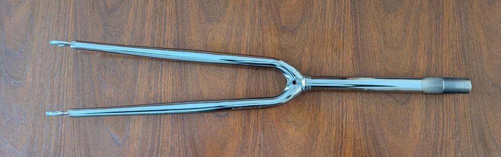 700c Chrome Plated Bicycle Fork with Eyelets