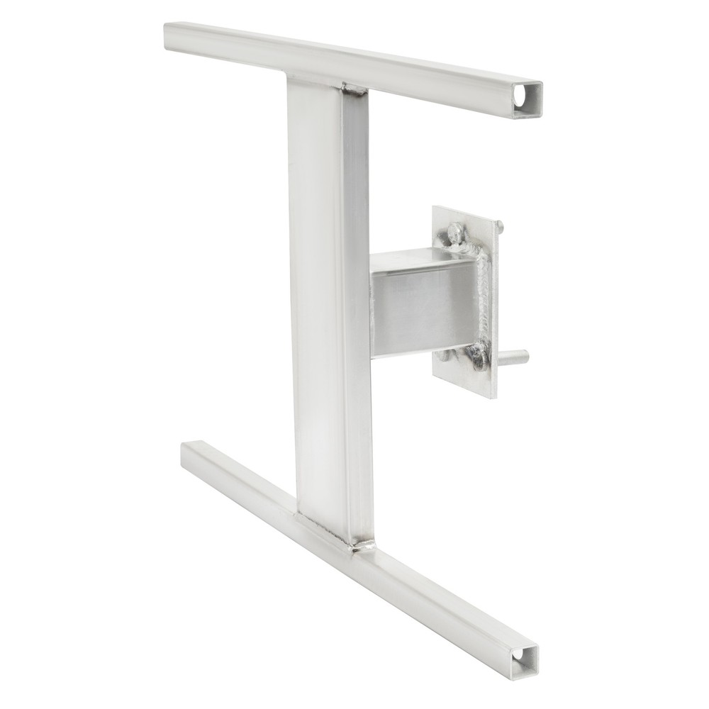 16" Stud Spacing Trailer Mount H-Mount Spare Tire Carrier 5-Lug Wheel, Aluminum