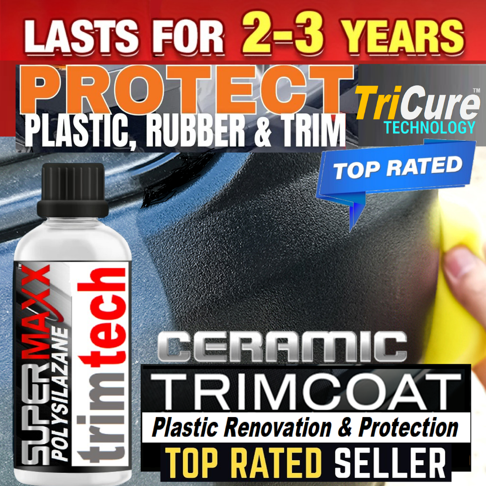 TRIM COAT CAR COATING CERAMIC PLASTIC TRIM & RUBBER ADVANCED PROTECTION - KIT