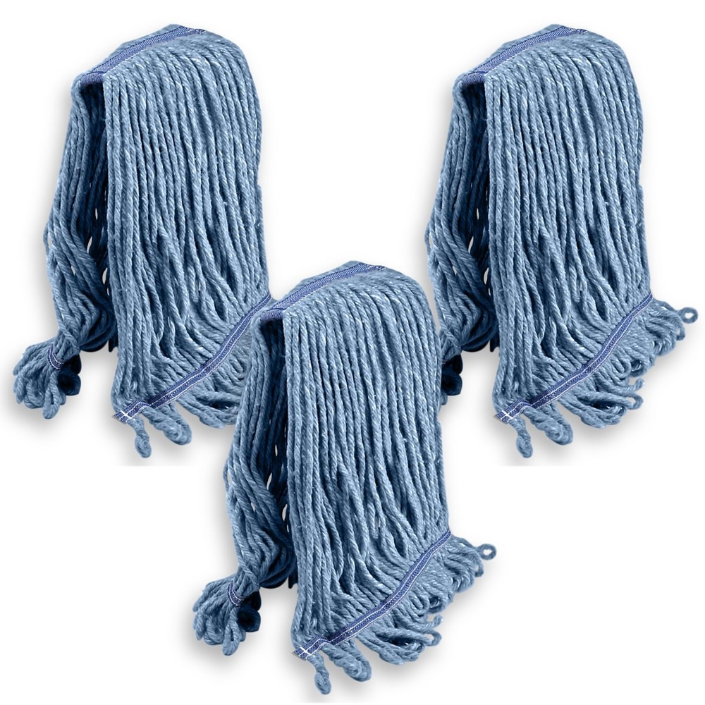 KLEEN HANDLER General Cleaning Mop Heavy Duty Commercial Replacement, Wet