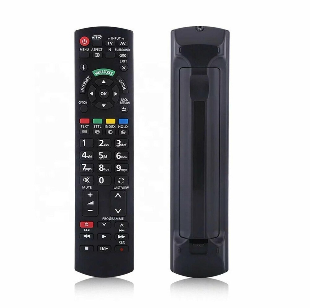 Low Power Consumption Black Remote Control For Panasonic Internet Smart TV