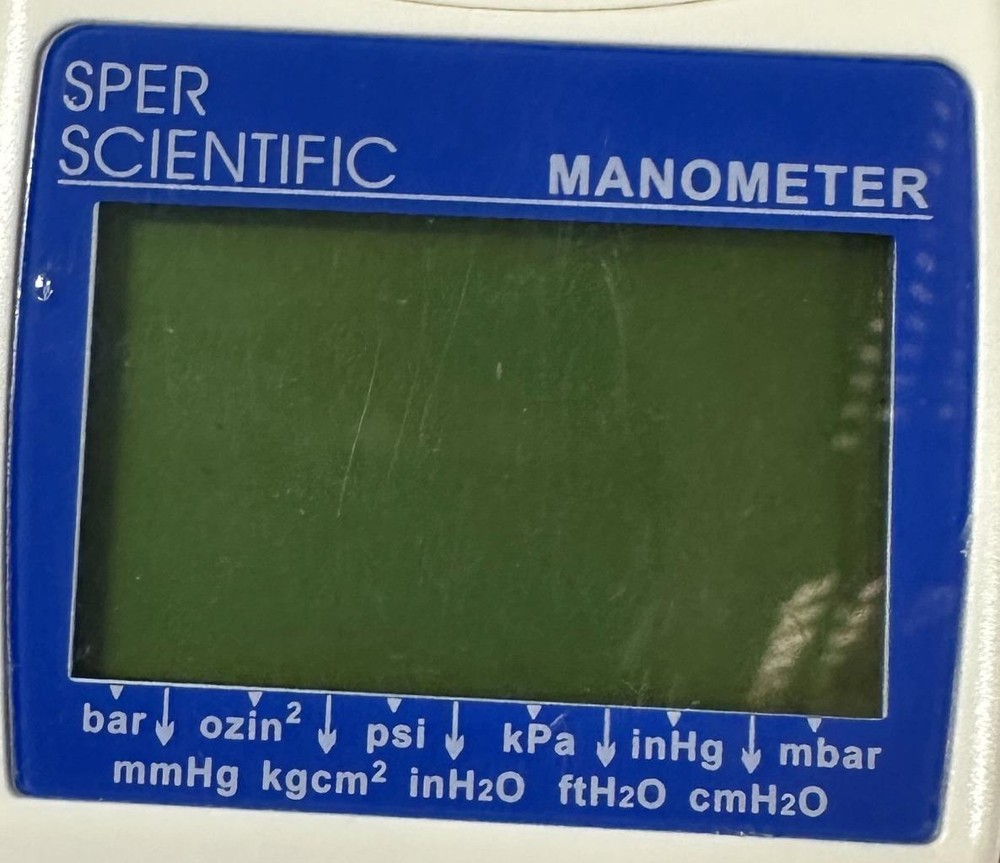 Sper Scientific 840081 Manometer