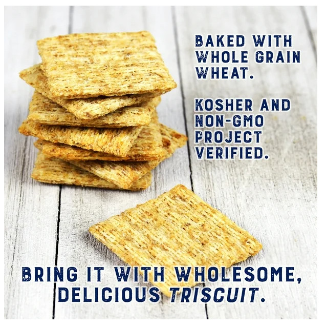 Triscuit Canada Original Snacking Crackers, 200g (4 Pack)