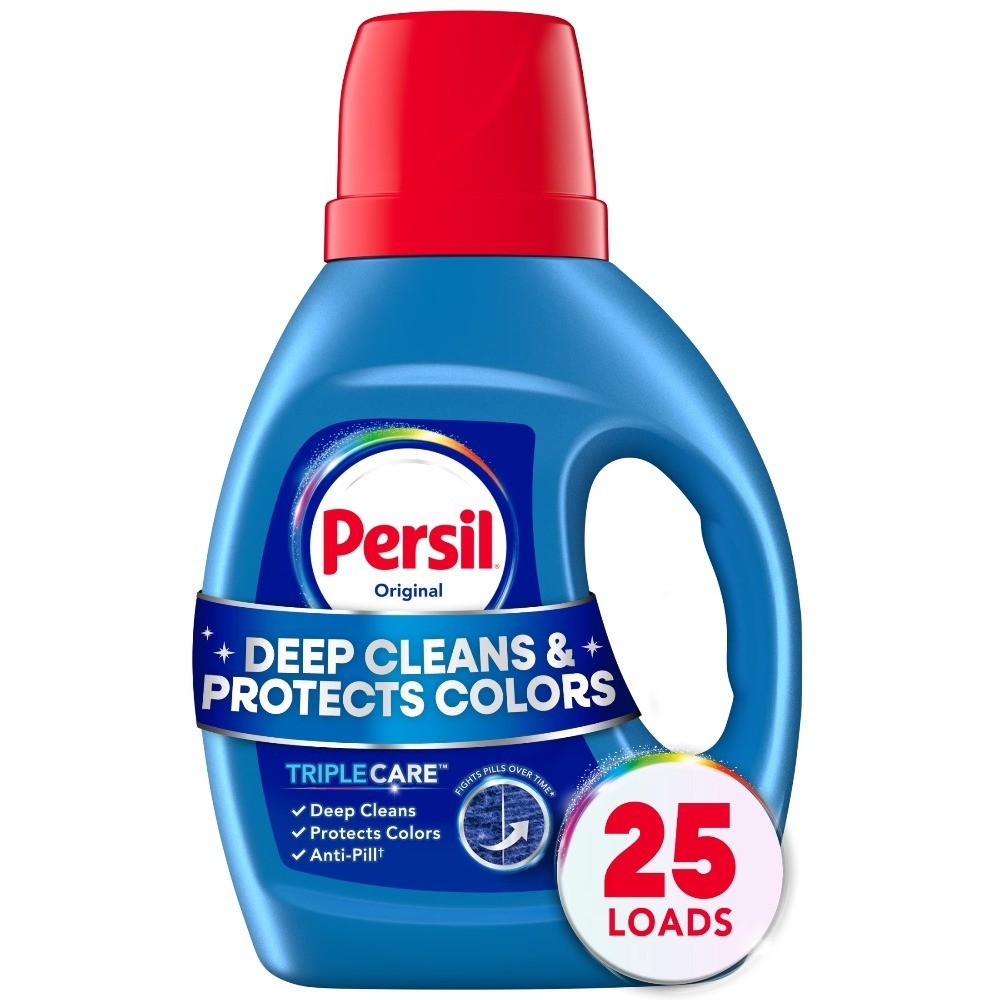 Liquid Laundry Detergent, Deep Clean, Original Scent, 34 fl oz, 25 Loads
