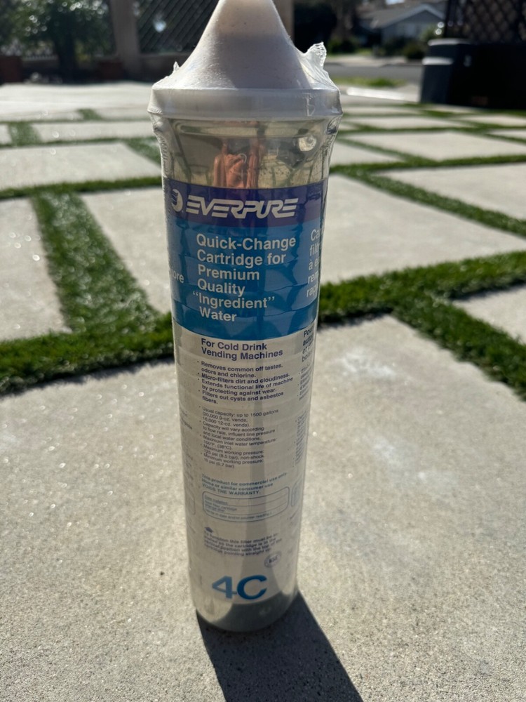 Everpure 4C Water Filter Quick-Change Cartridge Cold Drink Vending Machine