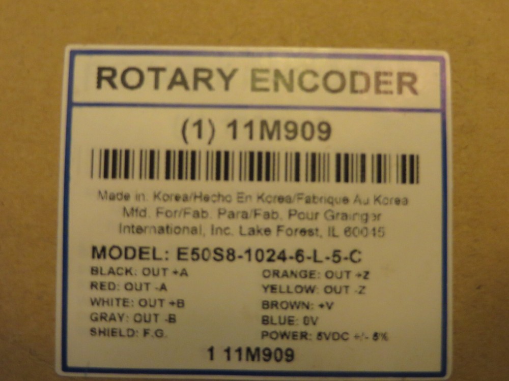 Autonics E50S8-1024-6-L-5-C Rotary Encoder- 11M909- New