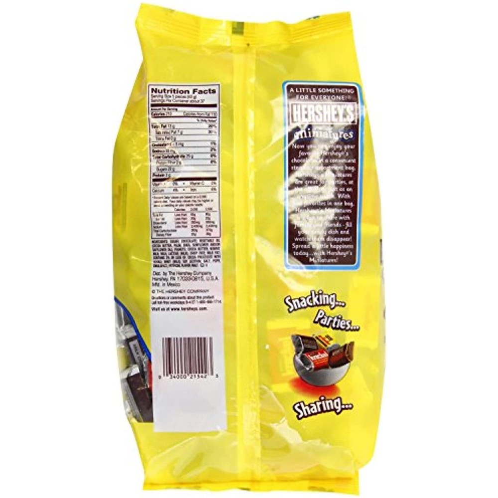 HERSHEY'S Miniatures Assortment, 56 Ounce Bag Chocolate