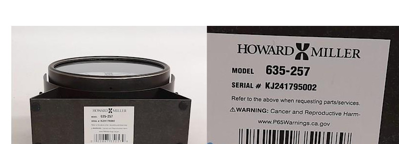 Howard Miller 635-257 Tabletop Clock