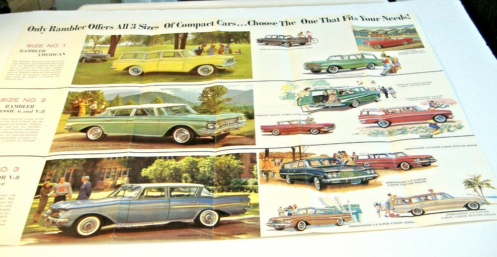 RAMBLER FOR 1961~ AUTOMOBILE BROCHURE